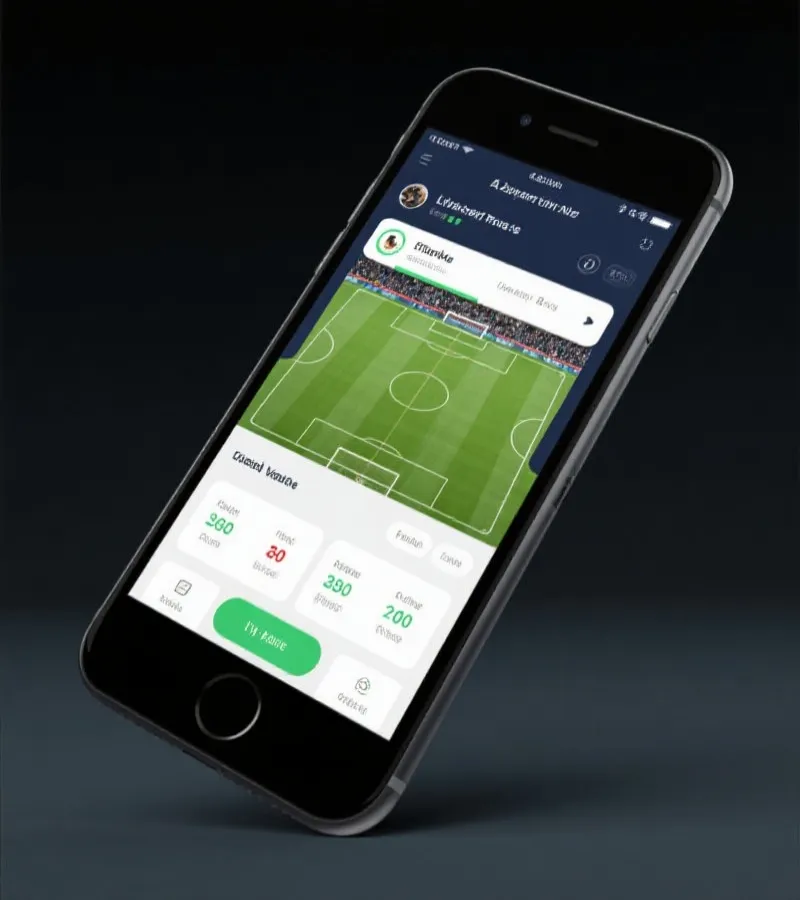 意甲直播专属App界面展示